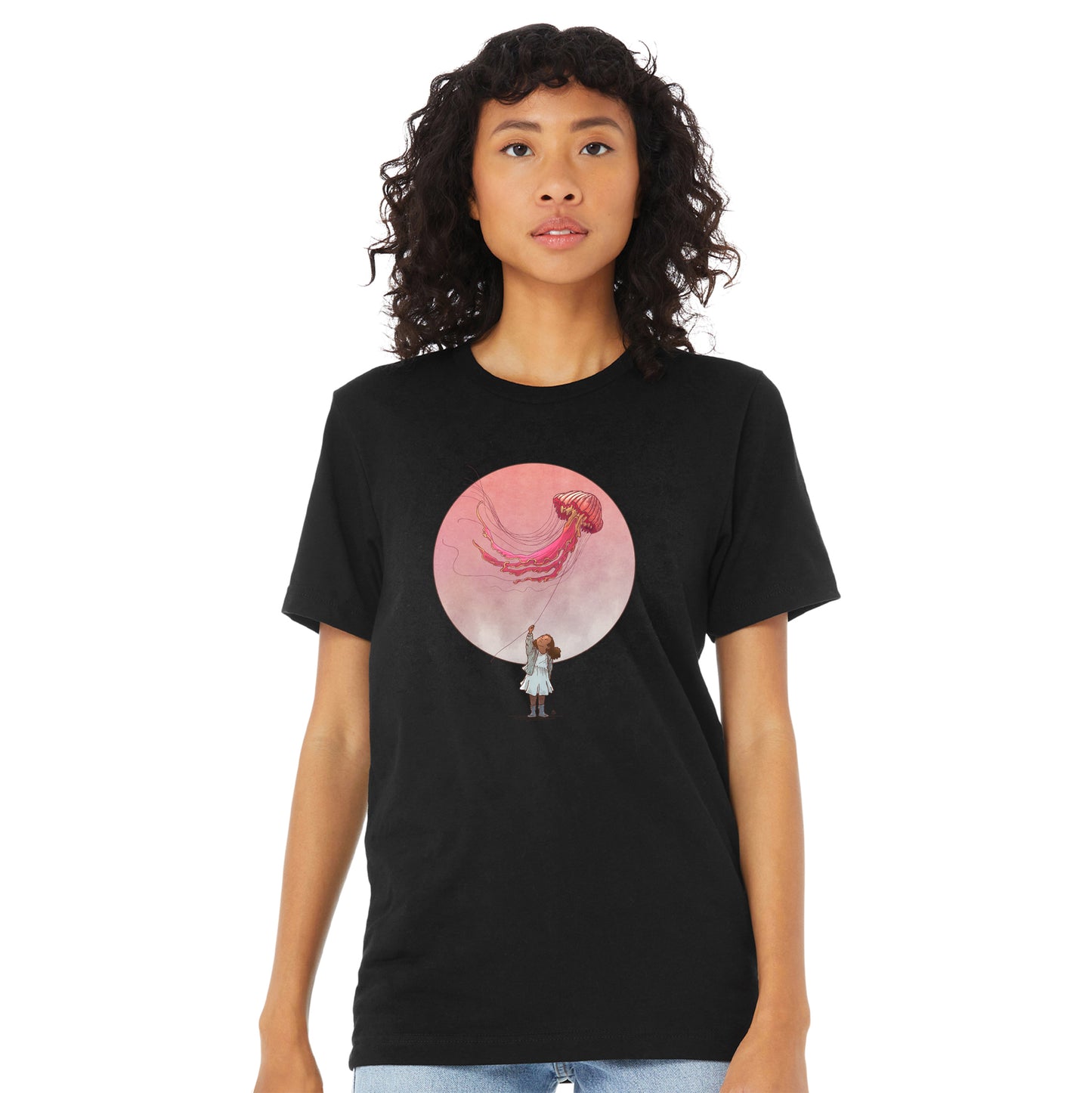 T-shirt unisexe : Cerf-volant océanique