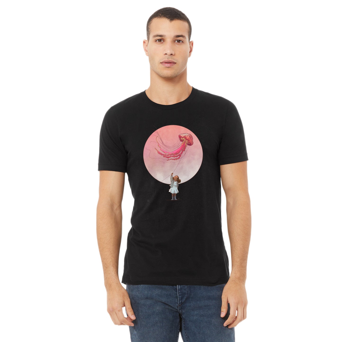 T-shirt unisexe : Cerf-volant océanique