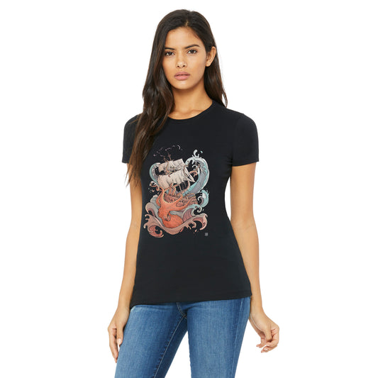 T-shirt femme - Kraken mou