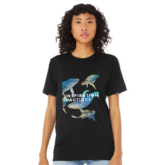 T-shirt unisexe - Baleines et tortues