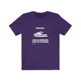 T-shirt unisexe : J'adorerais... mais ma motomarine et moi, on a des plans