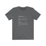 T-shirt unisexe : Chasser - Visuel blanc