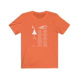 T-shirt unisexe : Corde vs cordages - Visuel blanc