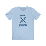 T-shirt unisexe : J'adorerais... mais mon kayak et moi, on a des plans - Visuel marine