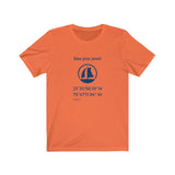 T-shirt unisexe : Sea you soon (voilier) - Visuel marine
