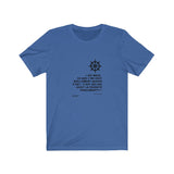T-shirt unisexe : C'est qui qui avait la priorité finalement? (roue) - Visuel noir