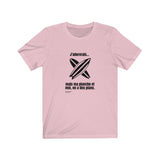 T-shirt unisexe : J'adorerais... mais ma planche et moi, on a des plans - Visuel noir