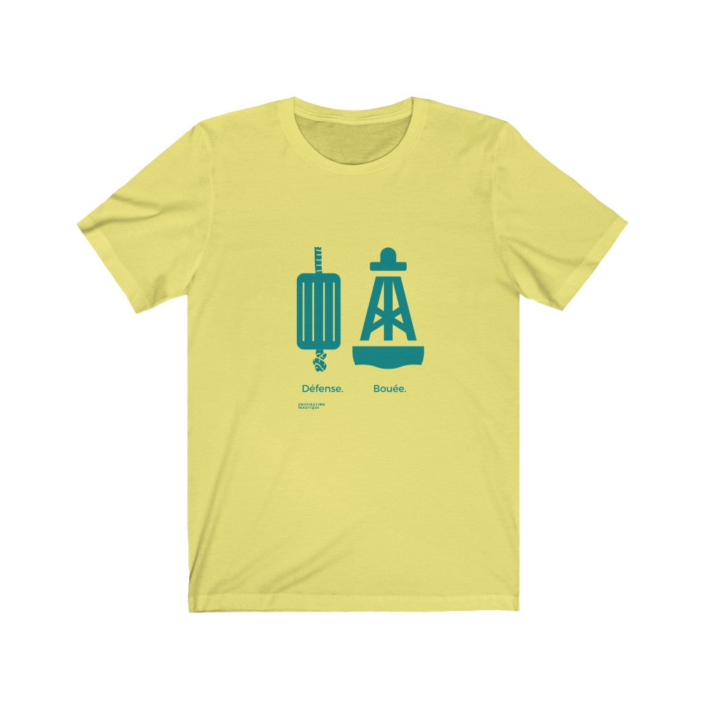 Unisex t-shirt: Defense vs buoy - Teal visual