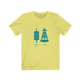T-shirt unisexe : Défense vs bouée - Visuel sarcelle