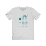 T-shirt unisexe : Corde vs cordages - Visuel sarcelle