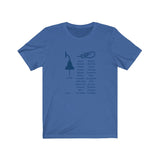 T-shirt unisexe : Corde vs cordages - Visuel marine