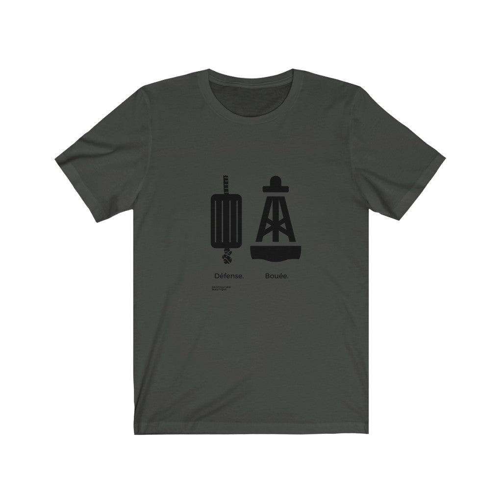 Unisex t-shirt: Defense vs buoy - Black visual