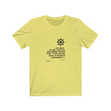T-shirt unisexe : C'est qui qui avait la priorité finalement? (roue) - Visuel noir