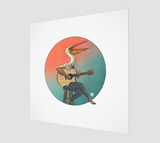 Art mural | Impression sur papier : Pélican Acoustique