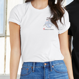 T-shirt Unisexe - Femmes en bateau (logo à l'avant)