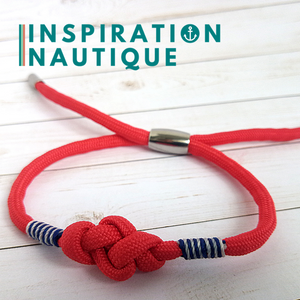 Bracelet noeud d'éternité, Rouge
