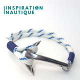 Nautical anchor bracelet for men and women made in Canada