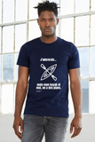 T-shirt unisexe : J'adorerais... mais mon kayak et moi, on a des plans - Visuel blanc