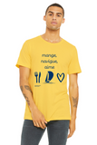 T-shirt unisexe : Mange, navigue, aime (voilier) - Visuel marine