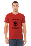 T-shirt unisexe : Sea you soon (voilier) - Visuel noir