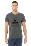T-shirt unisexe : J'adorerais... mais mon canot et moi, on a des plans - Visuel noir