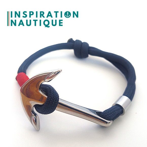 Nautical anchor bracelet for men and women made in Canada