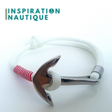 Marine anchor bracelet for men or women made in Canada