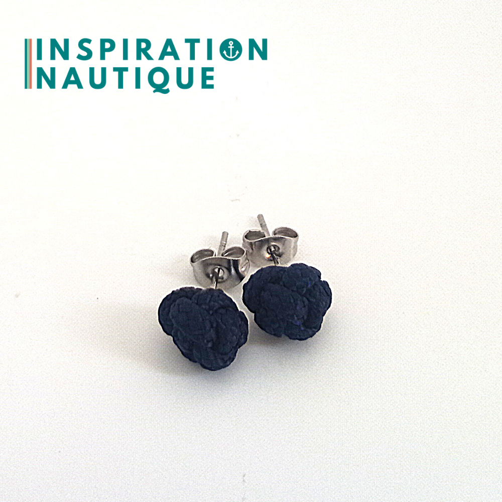 Bosun's whistle knot earrings, Marines