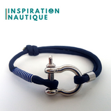 Bijou marin avec manille pour homme ou femme