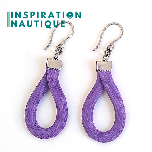 Ready to go | Drop Earrings, Lilac