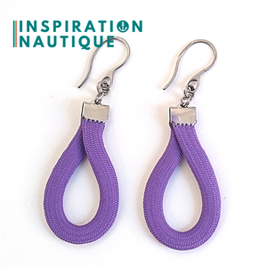 Prêt-à-partir | Boucles d'oreilles Goutte, Lilas