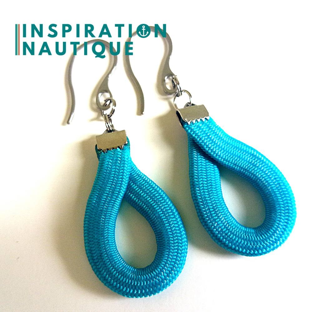 Boucles d'oreilles Goutte, Turquoise