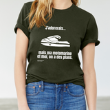 T-shirt unisexe : J'adorerais... mais ma motomarine et moi, on a des plans