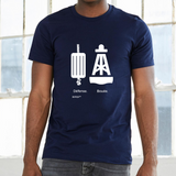 T-shirt unisexe : Défense vs bouée - Visuel blanc