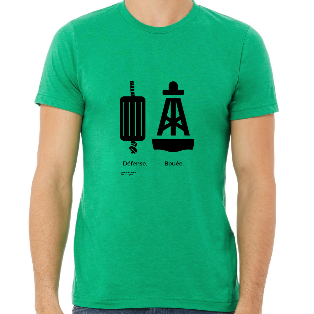 Unisex t-shirt: Defense vs buoy - Black visual