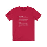 T-shirt unisexe : Chasser - Visuel blanc