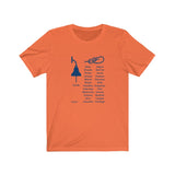 T-shirt unisexe : Corde vs cordages - Visuel marine