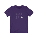 T-shirt unisexe : La patience (voilier) - Visuel blanc