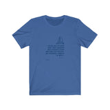 T-shirt unisexe : Celui qui attend que tout danger soit écarté... - Visuel marine