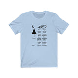 T-shirt unisexe : Corde vs cordages - Visuel noir