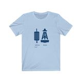 T-shirt unisexe : Défense vs bouée - Visuel marine
