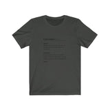 T-shirt unisexe : Chasser - Visuel noir