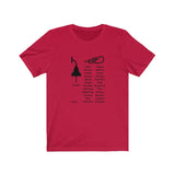 T-shirt unisexe : Corde vs cordages - Visuel noir