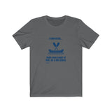 T-shirt unisexe : J'adorerais... mais mon canot et moi, on a des plans - Visuel marine