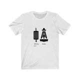 T-shirt unisexe : Défense vs bouée - Visuel noir